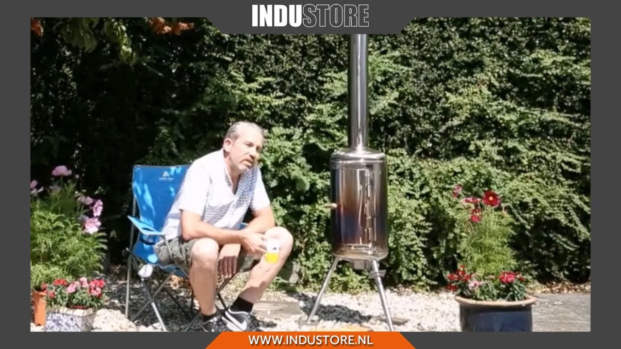 Industore: Zelf Buitenhaard maken (Tuinhaard / Terrashaard) - Metaalbewerking met haakse slijper