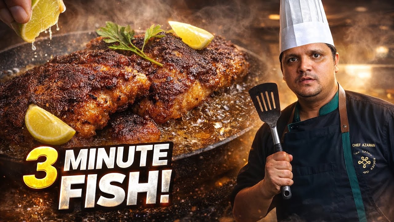 Sirf 10 minute mein Masaledar Tawa Fish Fry | Bina tute, ekdam perfect!