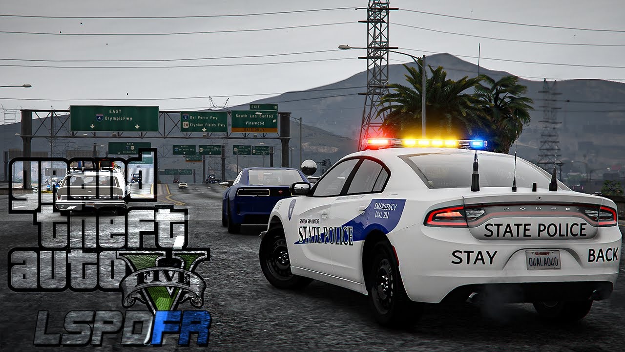 State Highway Patrol San Andreas - Plane Crash - GTA 5 LSPDFR
