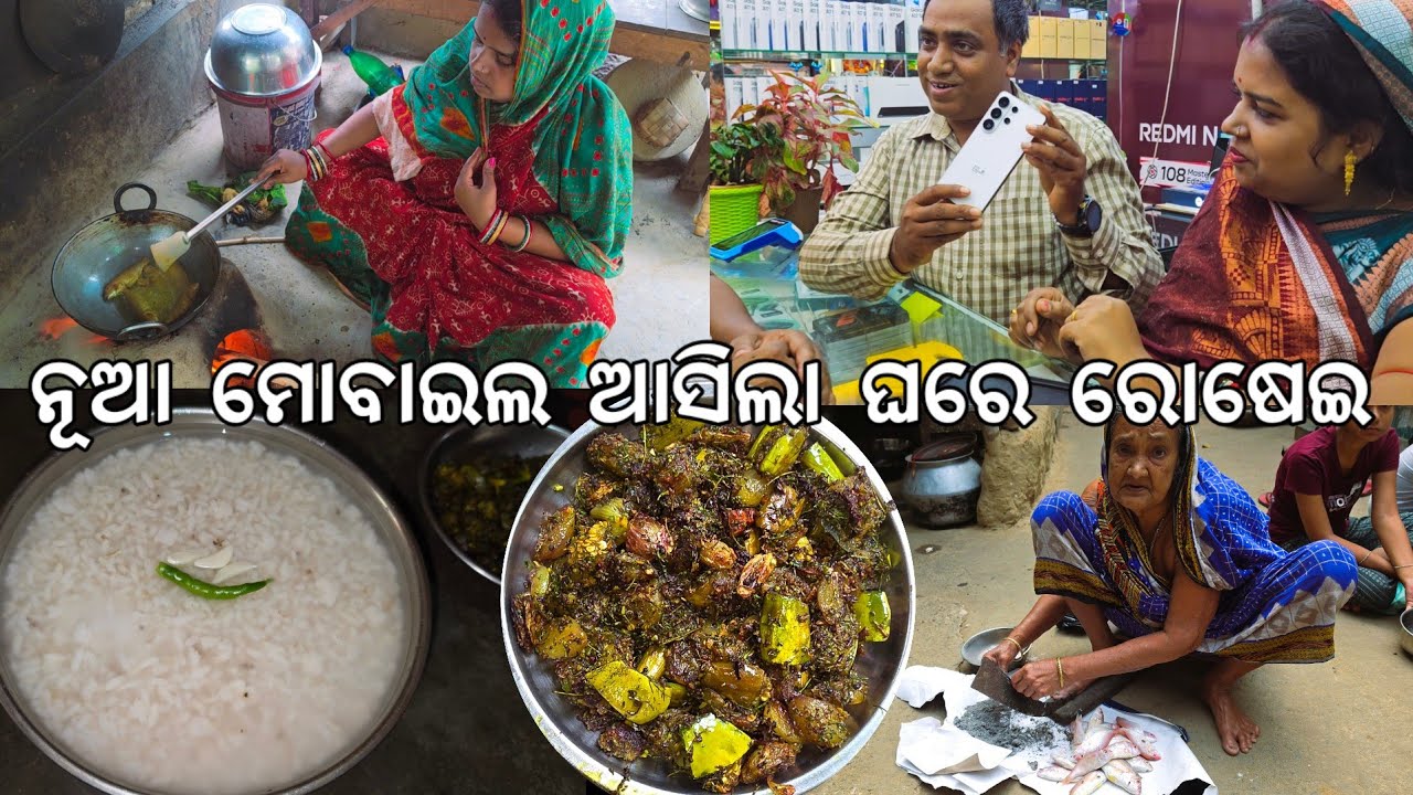ନୂଆ ମୋବାଇଲ ଆସିଲା ଘରେ ରୋଷେଇ 😋 l ବୋଉର ମନ ପସନ୍ଦର ମାଛ ଆସିଛି l S26 Ultra