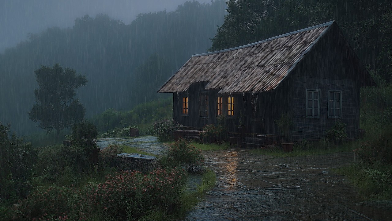 Rain and Thunder Sounds for Sleeping | Calm Mind and Deep Relaxation
