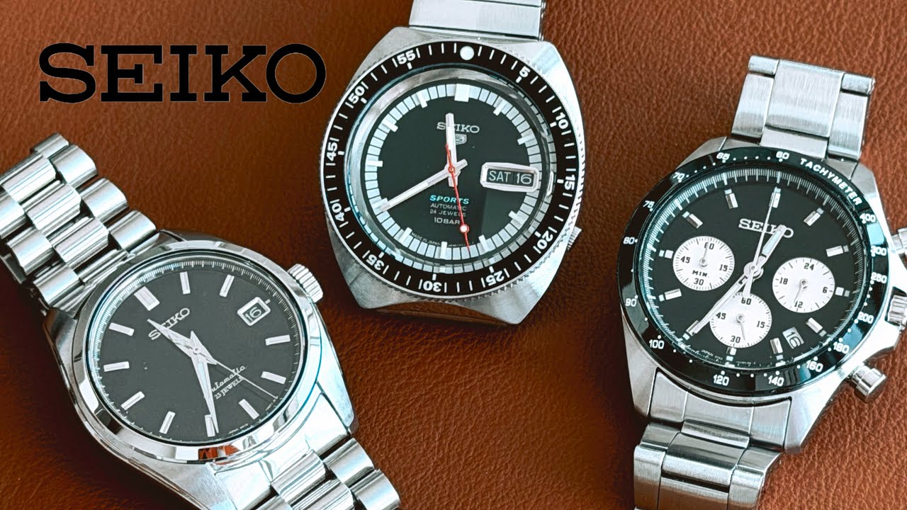 ИДЕАЛЬНАЯ КОЛЛЕКЦИЯ ИЗ 3 ЧАСОВ SEIKO ЗА 2000 ДОЛЛАРОВ