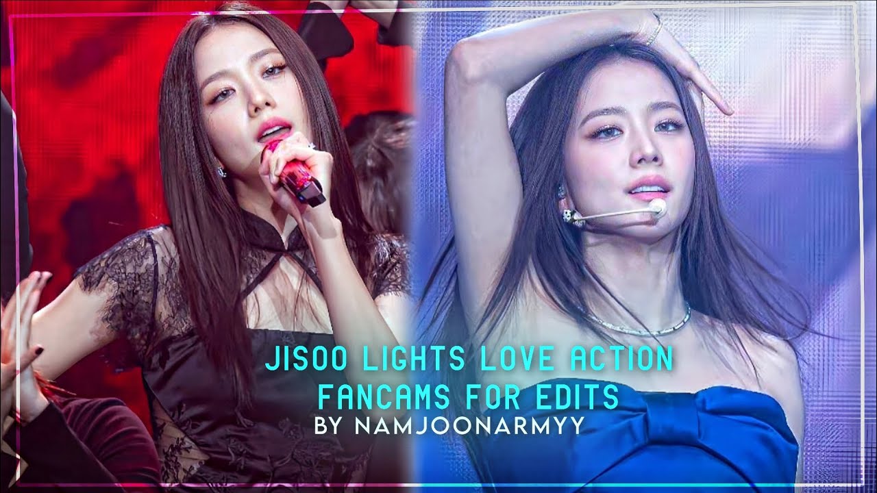 Jisoo Random Lights Love Action Twixtor Clips For Edits 4K || Jisoo Fancams For Edits