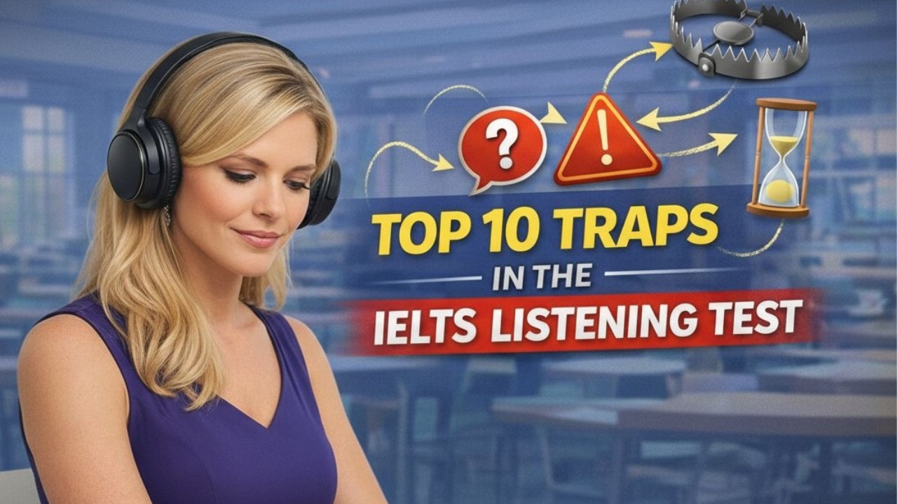 You must overcome these 10 traps to score a high band score in the IELTS listening test