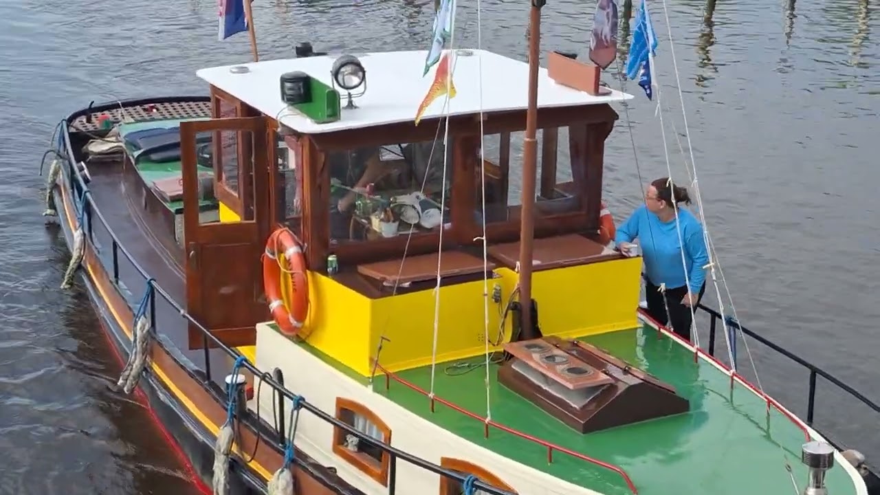 Vertrek naar Zwartsluis vanmorgen