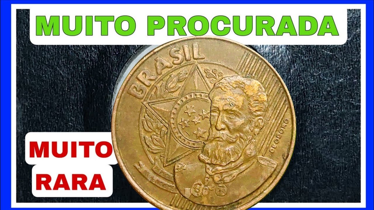 SORTUDO QUEM TEM ESSA MOEDA RARÍSSIMA DE 25 CENTAVOS.