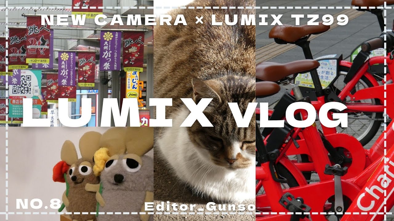 LUMIX Vlog | 最新コンデジで撮影しながら散歩した休日 | LUMIXTZ99
