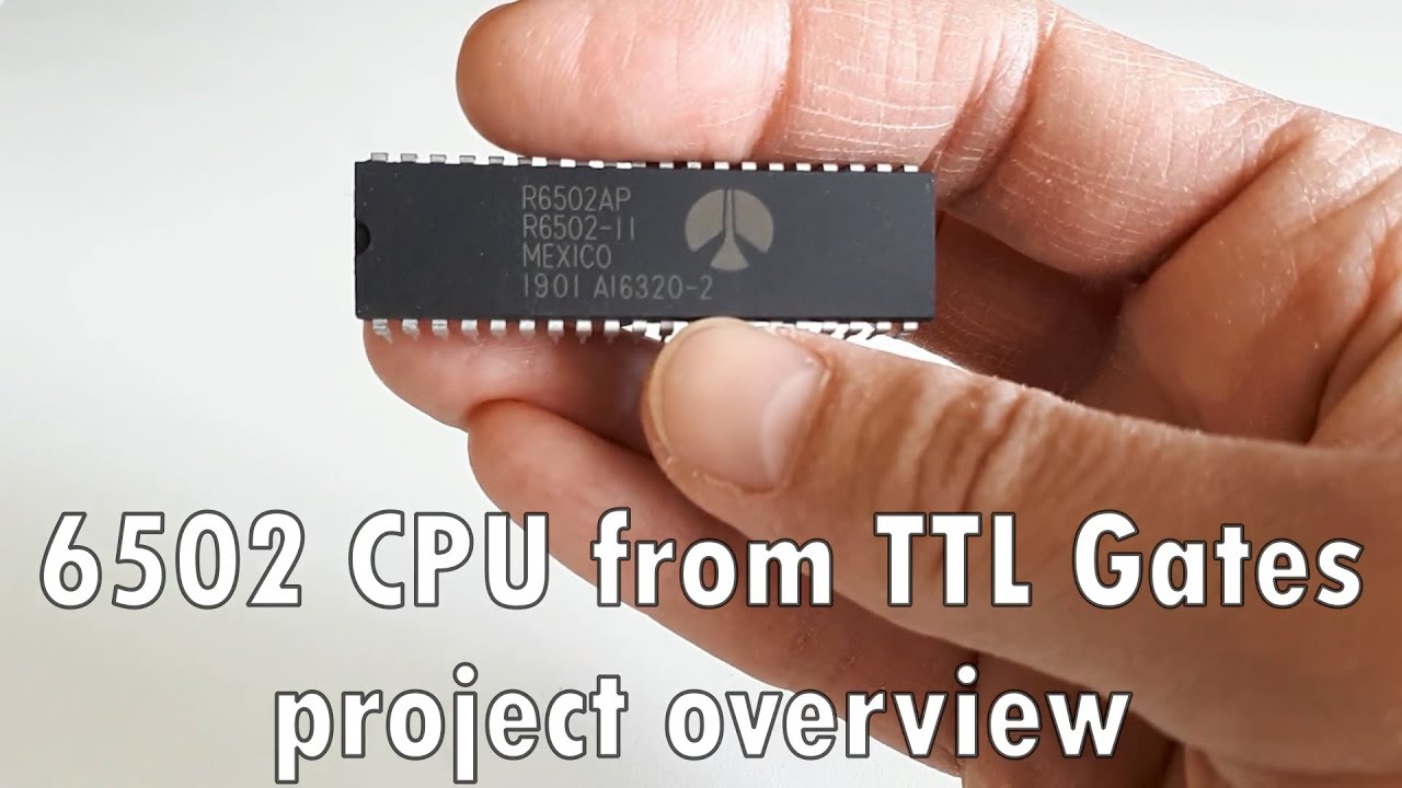 Making a 6502 from TTL chips - an overview of what I've done so far