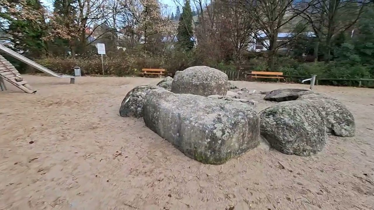 Прогулка по тихому парку в Оберкирхе | Зимняя атмосфера и красота природы.