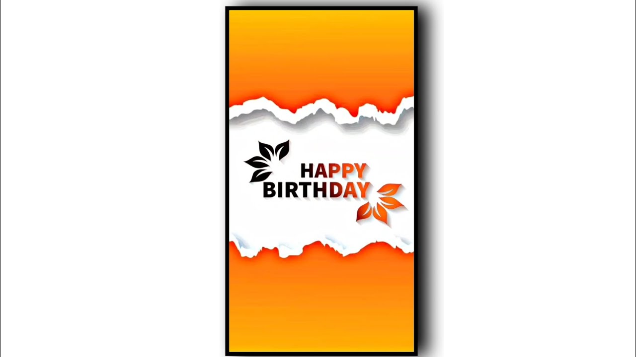 Happy Birthday Wishes Black Screen Template Video. Kinemaster Birthday Wishes Templates Video #ss