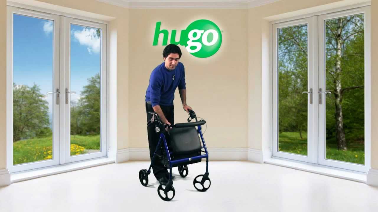 How to fold your Hugo Rollator