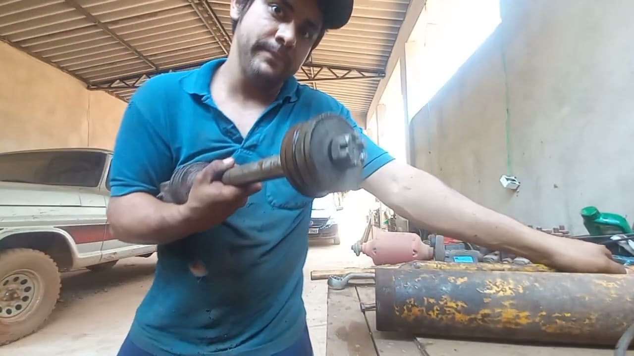 COMO TIRAR VAZAMENTO DO CILINDRO HIDRÁULICO