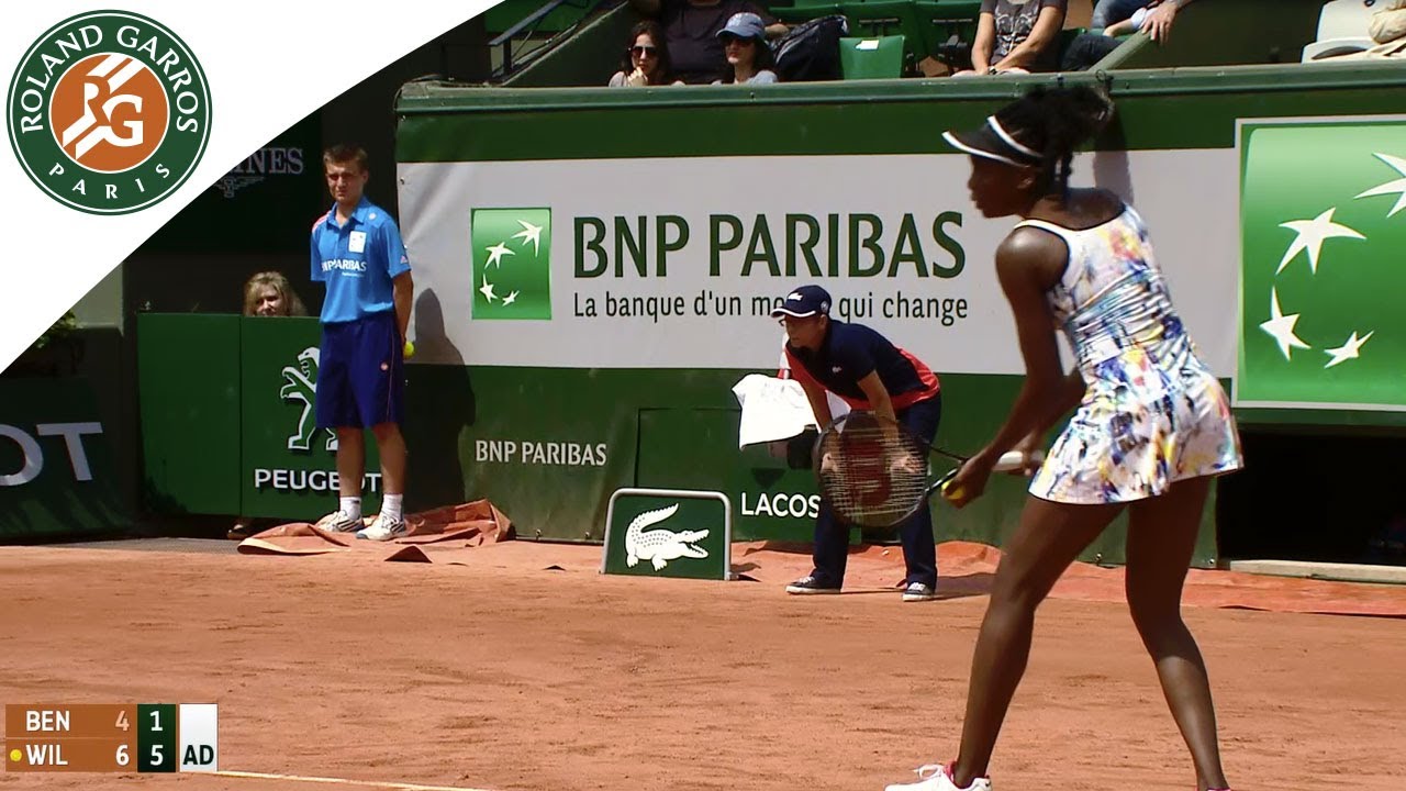 V. Williams v. B. Bencic 2014 French Open Women's R1 Highlights