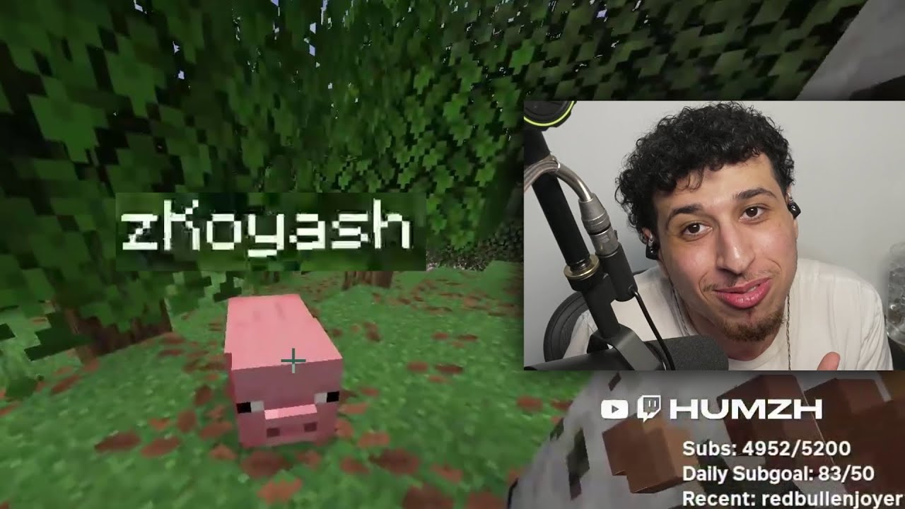 humzh plays Minecraft with Koyash