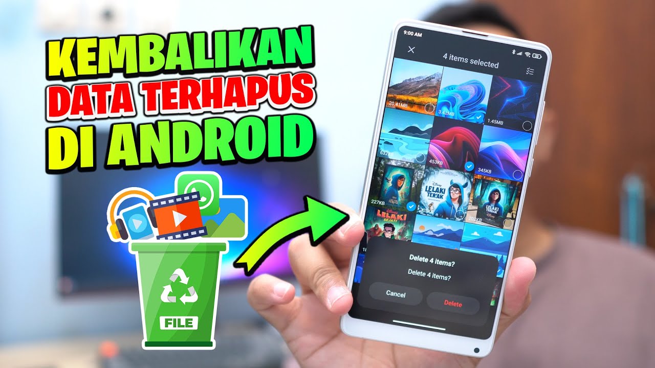 Cara Mengembalikan SEMUA DATA YANG TERHAPUS Di Android TANPA ROOT 2024