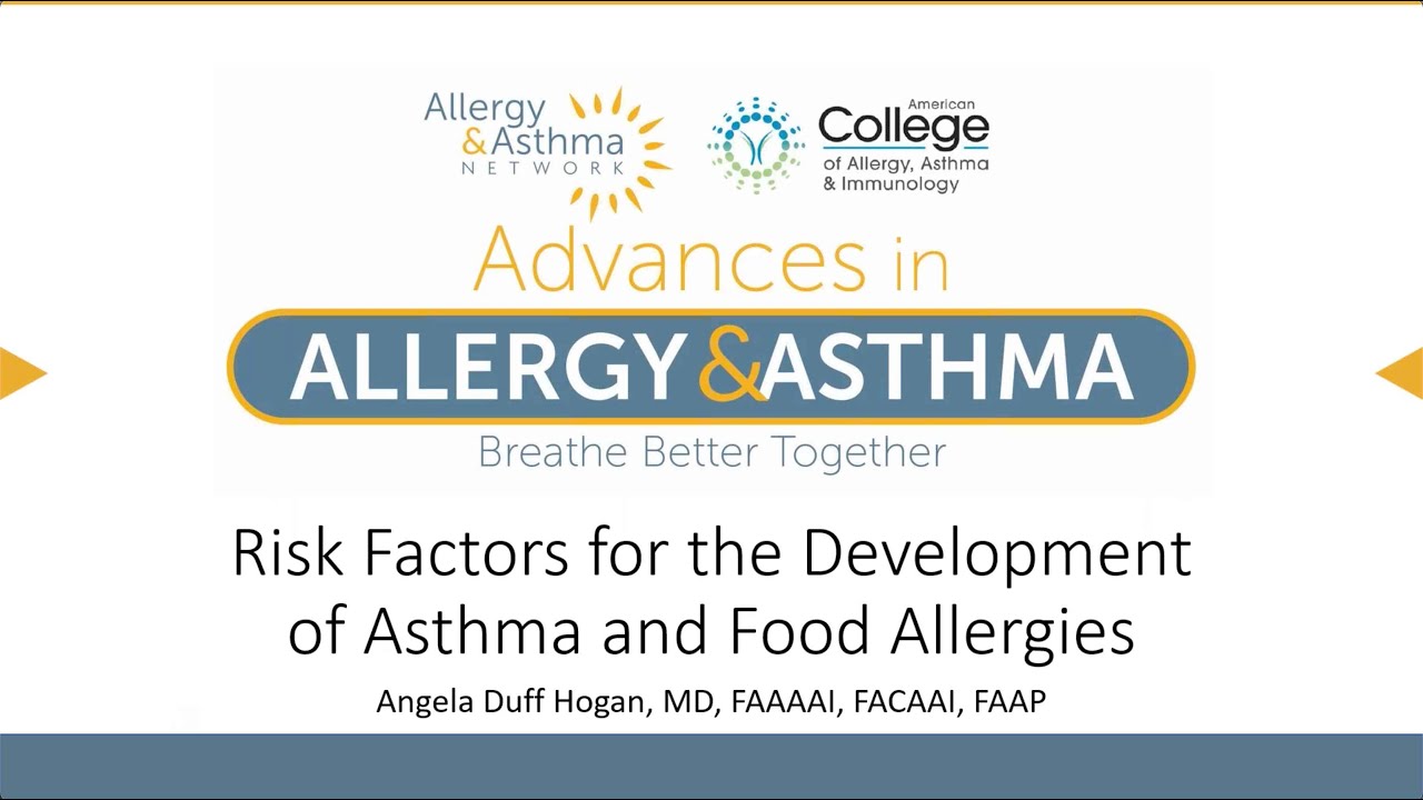 The Risk Factors for Development of Asthma and Food Allergies