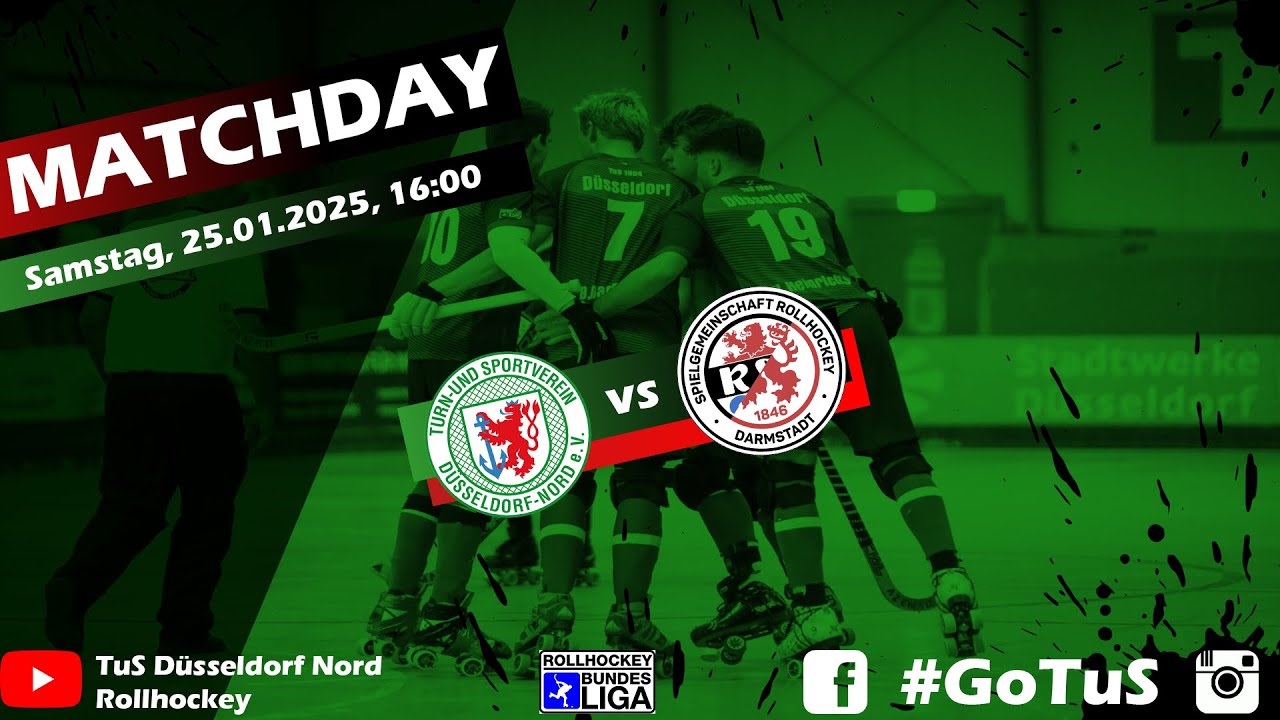 1. Rollhockey Bundesliga Herren - TuS Düsseldorf Nord vs. SGR Darmstadt