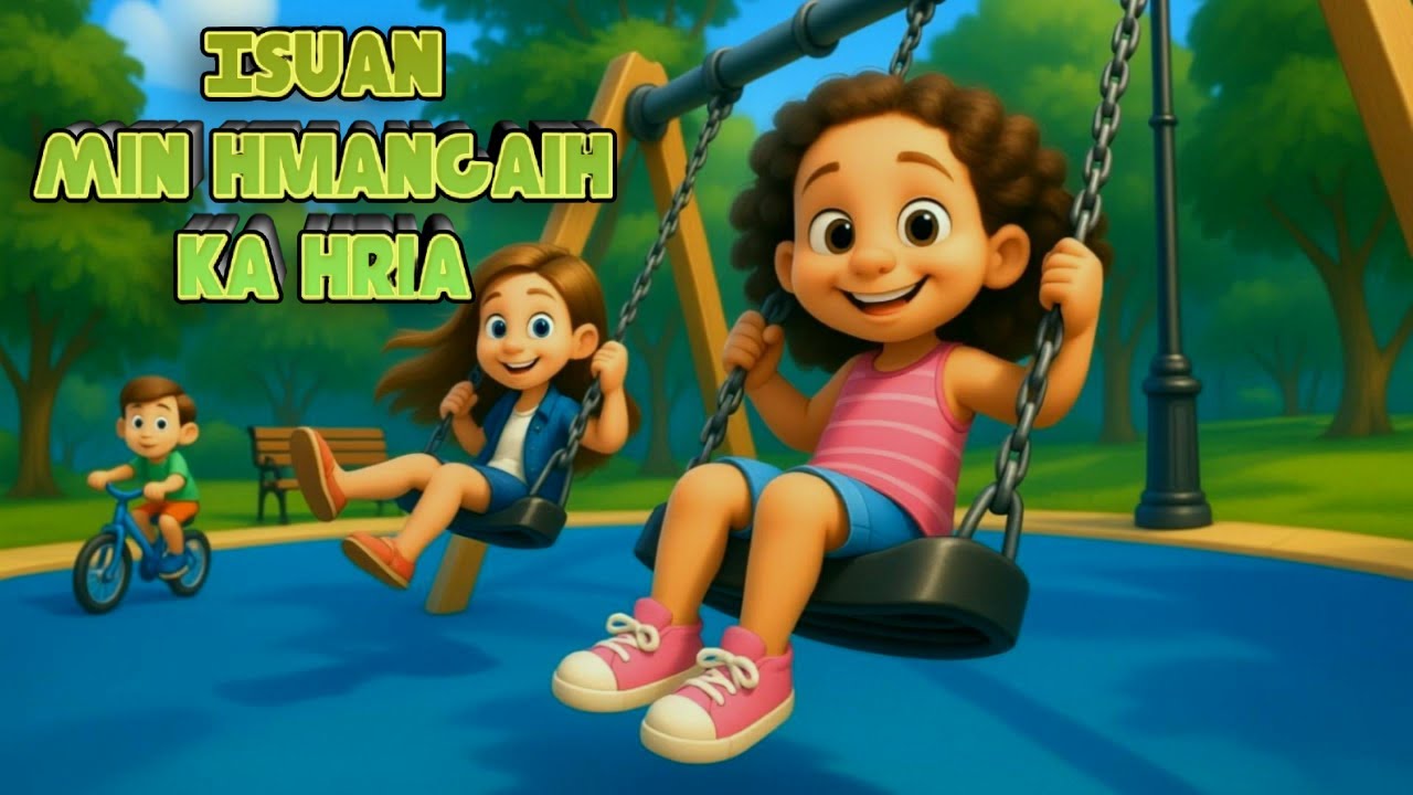 💕ISUAN MIN HMANGAIH KA HRIA👭👫👬 #mizokids #mizo #hla #song #animation#kidscartoon 