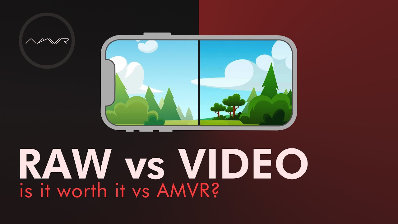 AMVR | RAW vs VIDEO | Is it worth it vs AMVR?