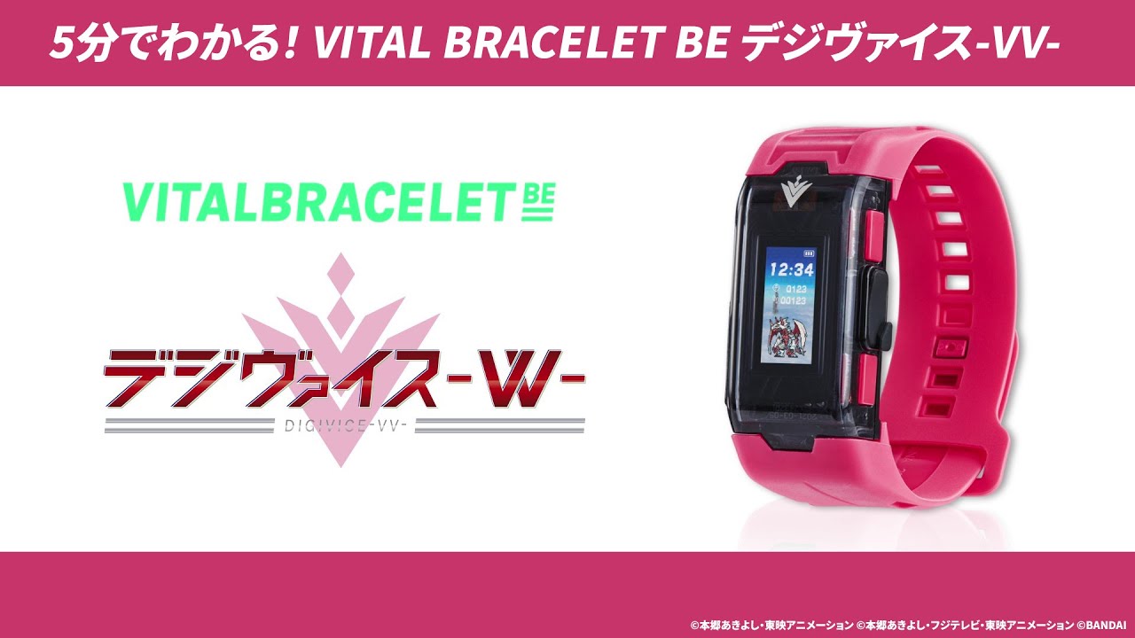 5分でわかる！VITAL BRACELET （バイタルブレス）BE デジヴァイス-VV-