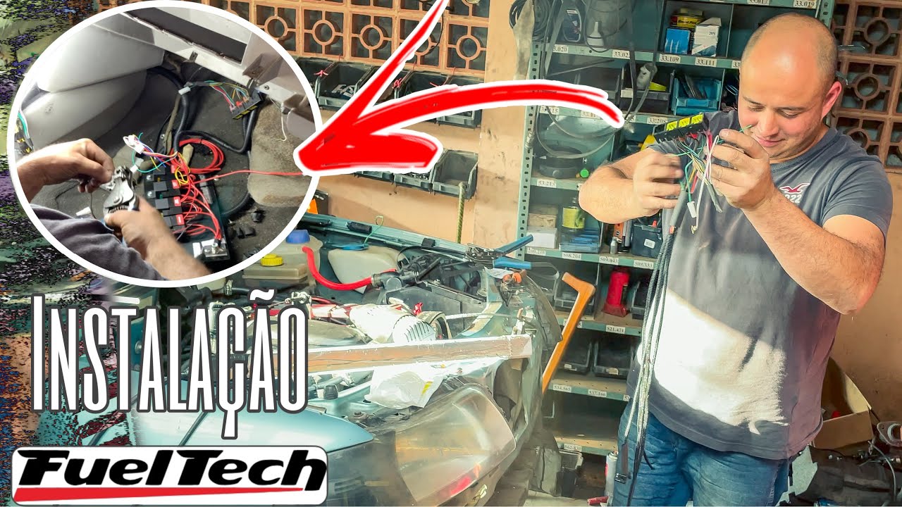 Instalando @FuelTechOficial  FT300 na Parati - passo a passo