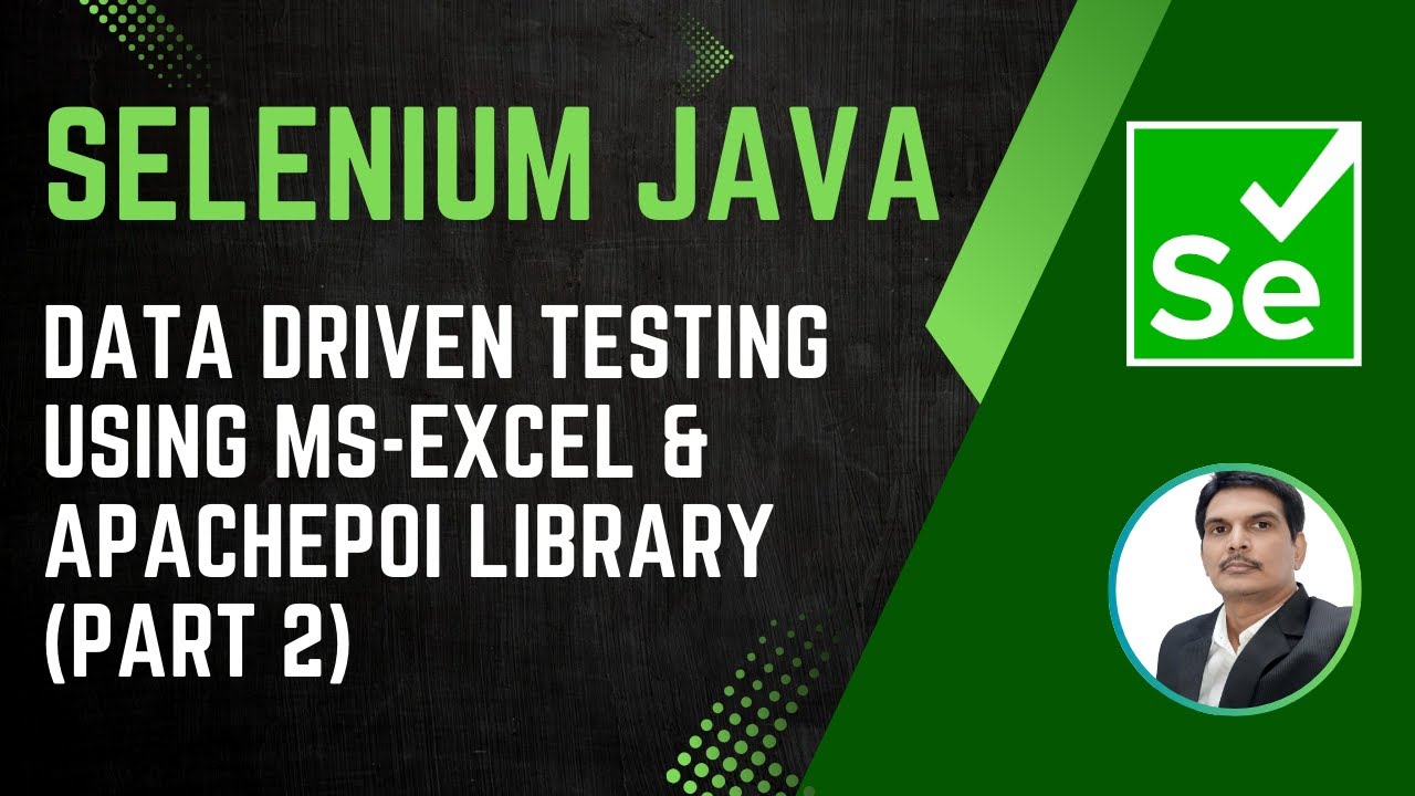 Session 41 - Selenium with Java | Data Driven Testing with MS-Excel