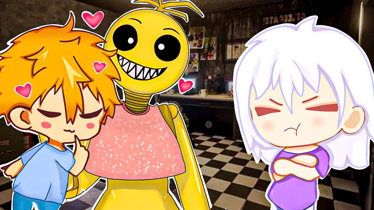 MINHA NAMORADA FICO COM CIUME DA CHICA - FNAF DOOM ROBLOX