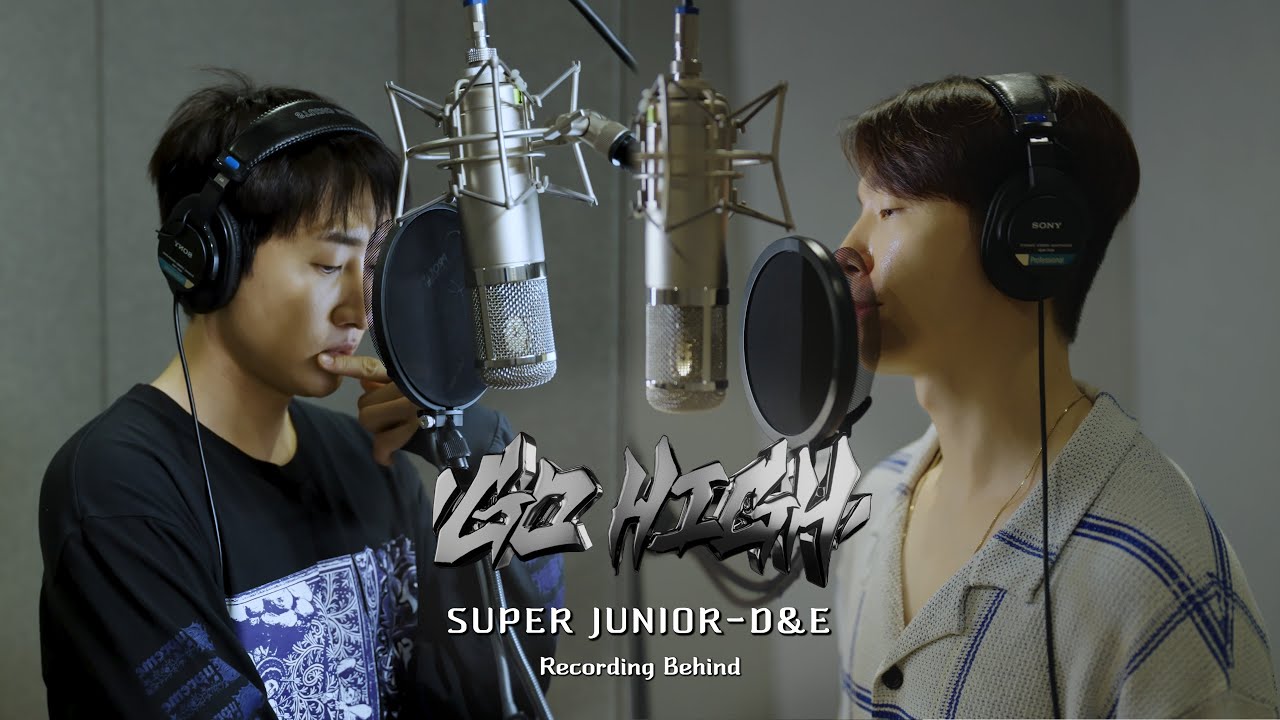 SUPER JUNIOR-D&E ‘Go High’ Recording Behind