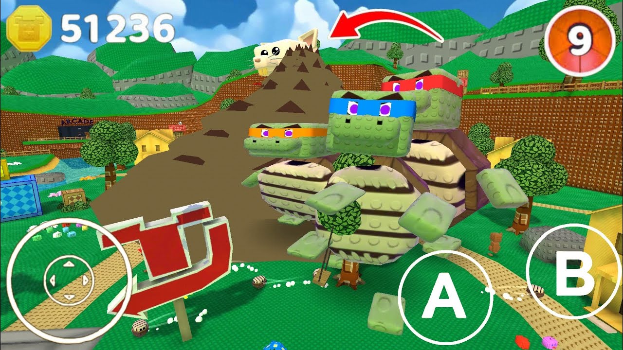 Cookie Pyramid X Ninja Turtle -Super Bear Adventure Walkthrough Gameplay