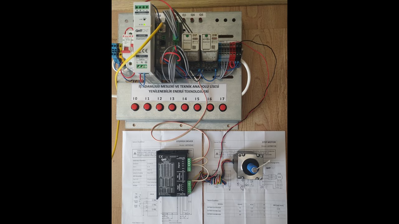 Gmt Plc İle Steep Motor Kumanda Edilmesi Ve Sürücüsünün Tanıtılması