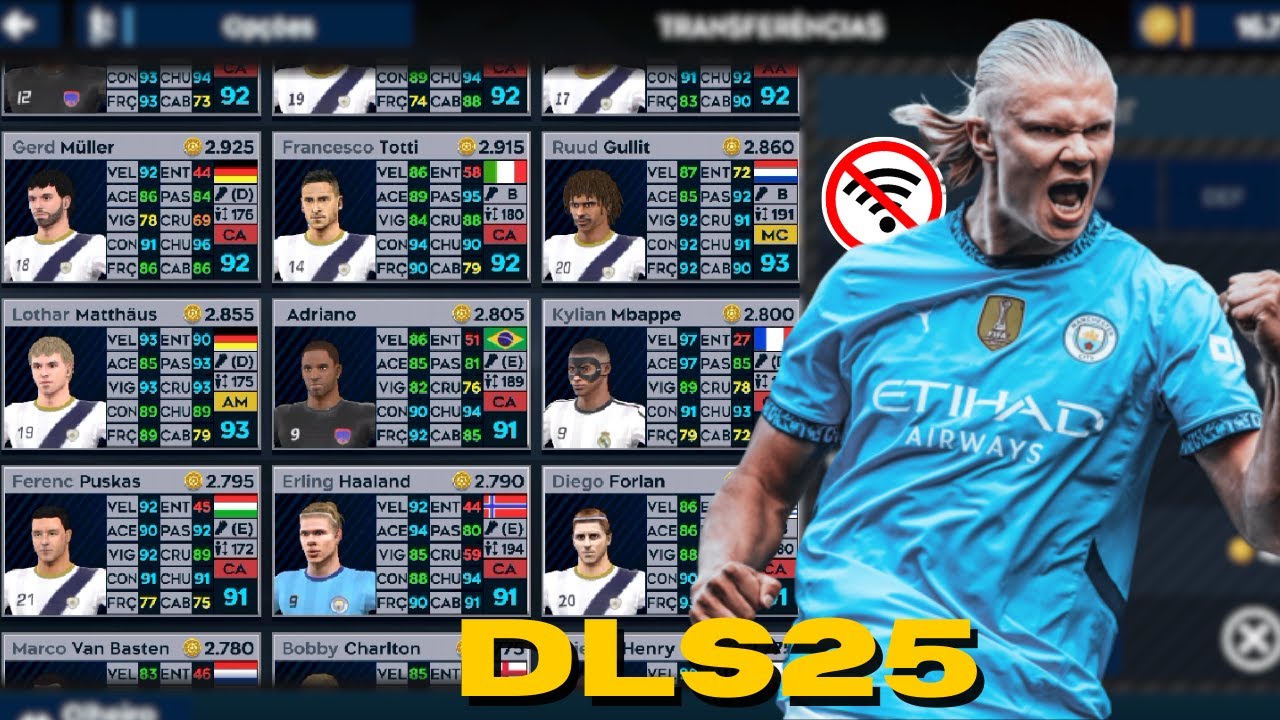 Dream League Soccer 2025 Offline com LEGENDS, LICENCIADO e ATUALIZADO p/ Android! COMO INSTALAR
