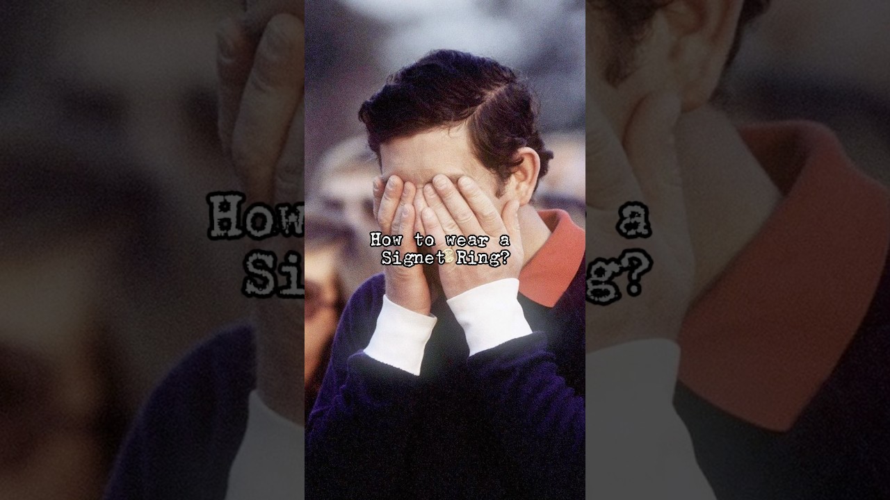 How to wear a signet ring?