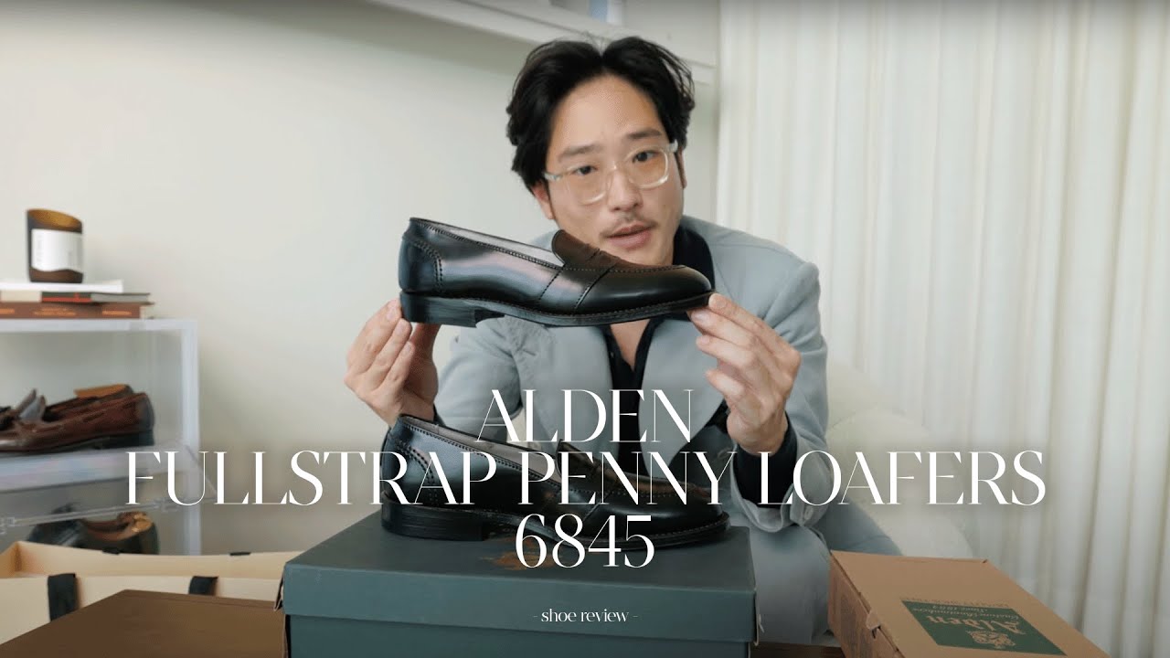 รีวิว Alden คู่ใหม่ Full Strap Penny Loafers 6845 Shell Cordovan | TaninS