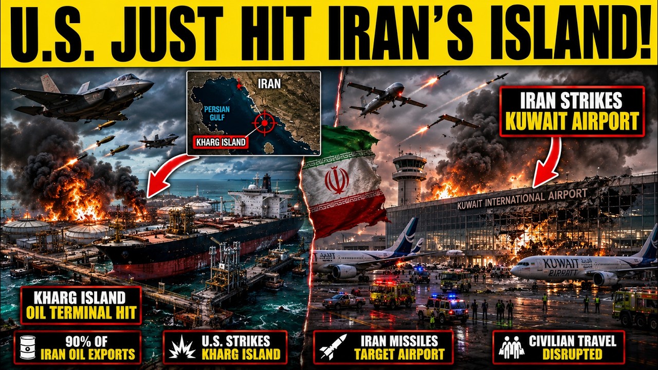 The U.S. Military Just Hit Iran's Most Strategic Island As Iran Strikes Kuwait's Airport