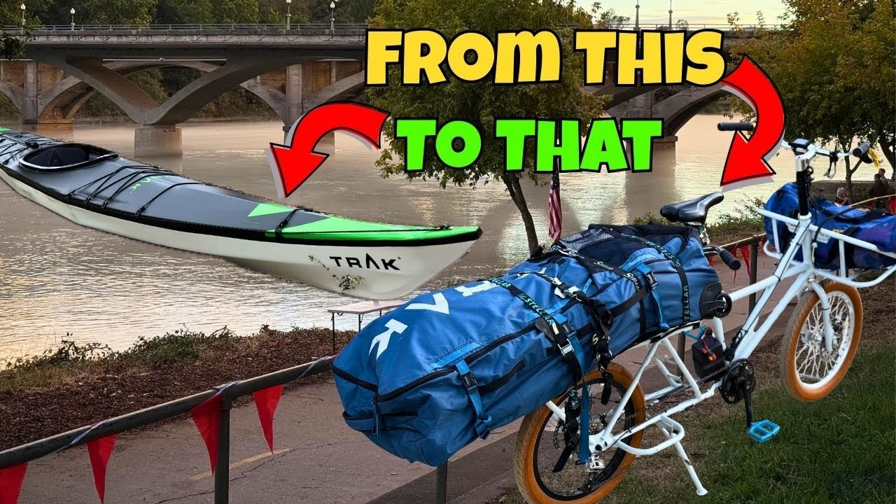 This 16' Touring Kayak Fit On My Bike | Trak 2.0