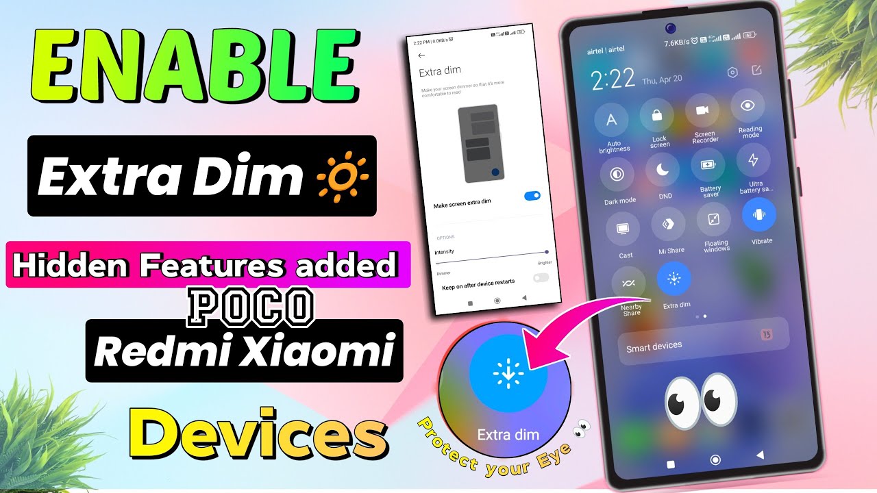 Enable Extra Dim👀 Hidden Feature On Xiaomi Redmi Poco Devices | What is This Features 🔥