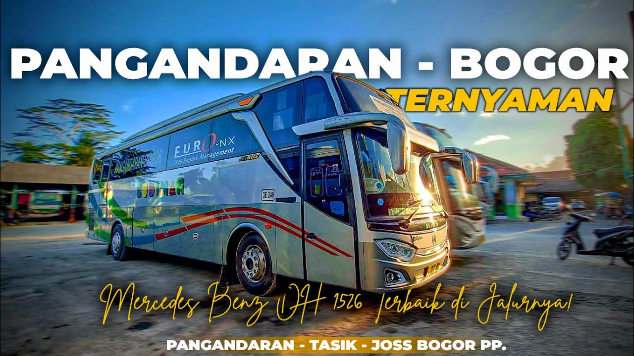 CEPAT & TERNYAMAN DI JALURNYA! Pangandaran - Bogor Naik Budiman Mercedes Benz OH1526