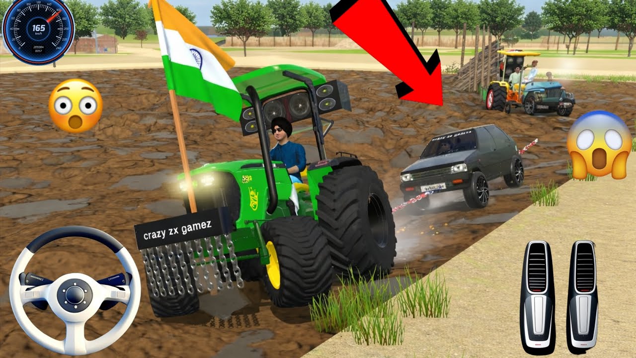 Tractor game ❗ farming game #indianvechilesimulator3d 
