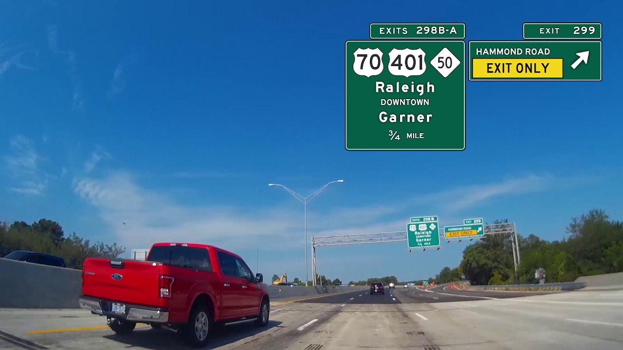 Video #5:  I-40 westbound from Benson to Chapel Hill, NC