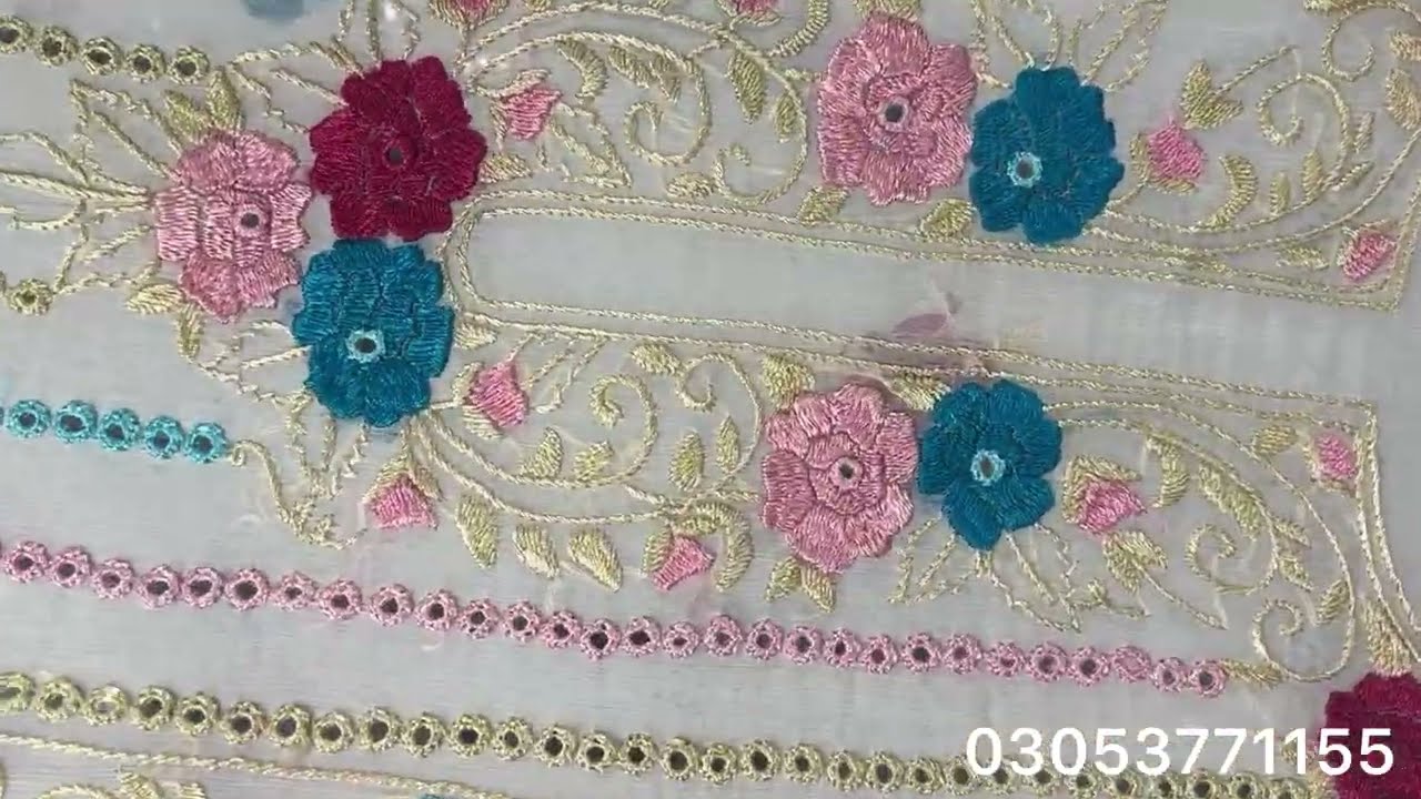 Pure Resham Parsigara 2 pc 03053771155