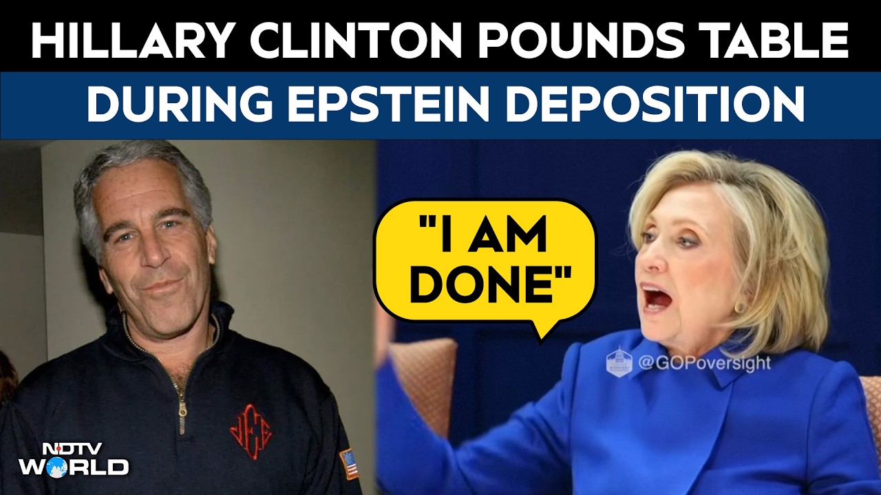 Hillary Clinton Pounds Table During Epstein Deposition: 