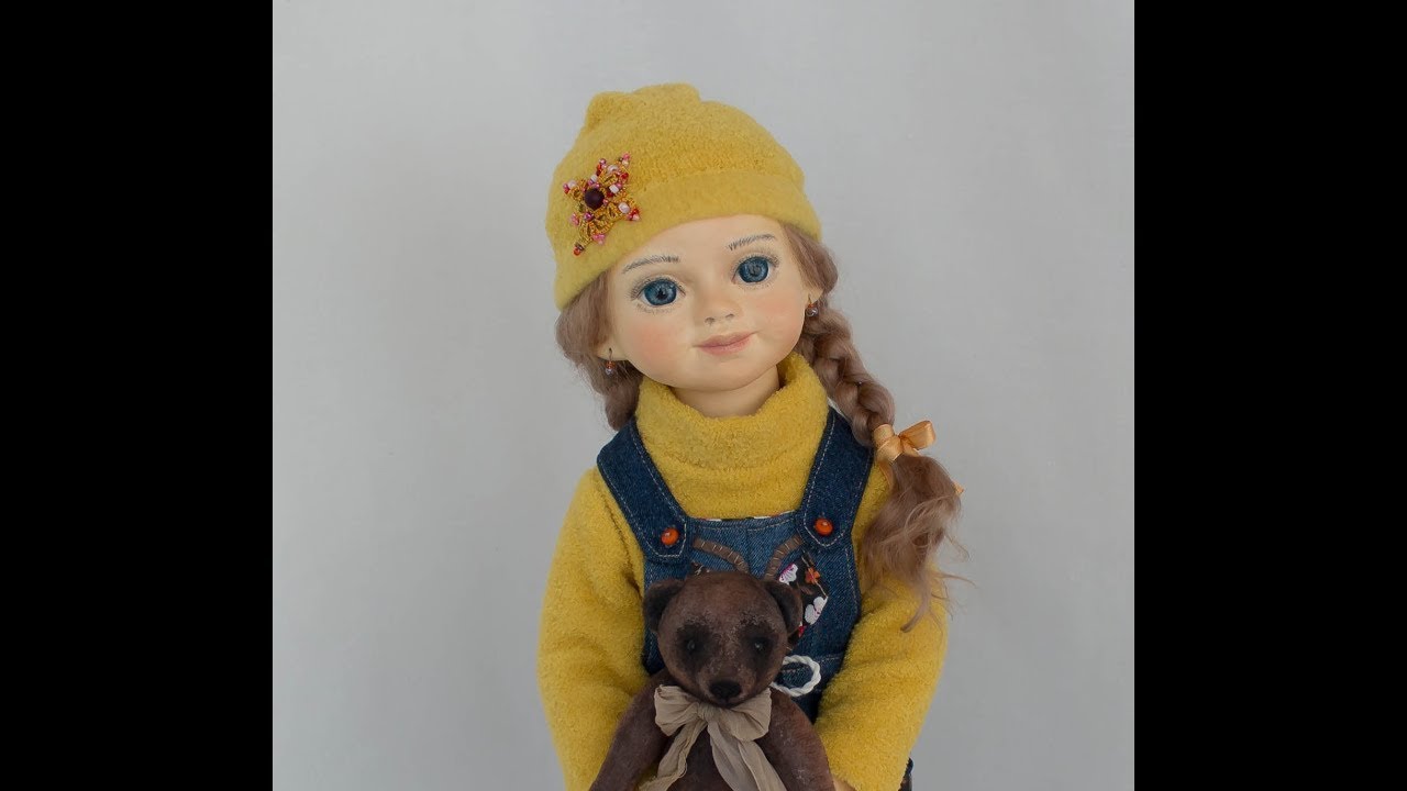 Яна. Авторская кукла для интерьера.