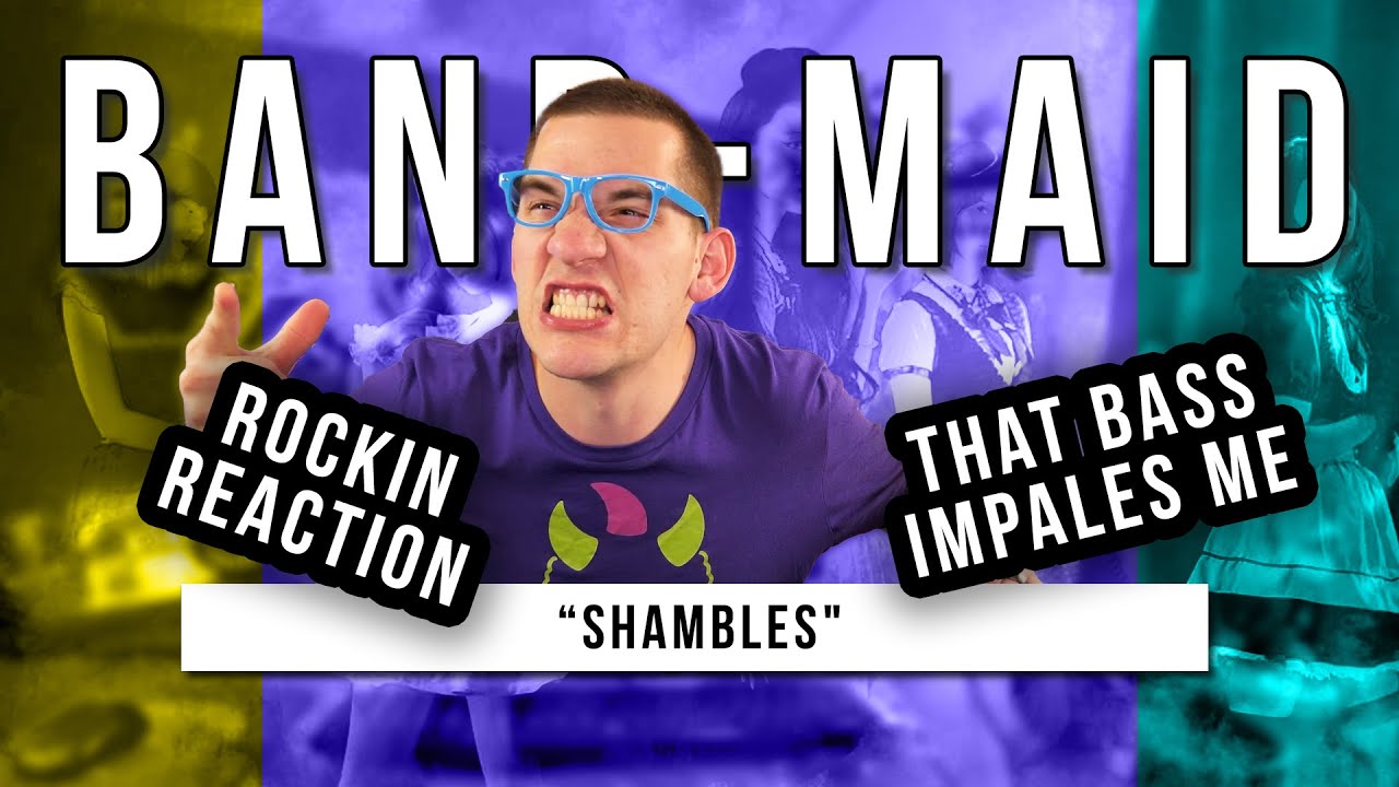 BAND-MAID Took me on a WILD Ride 🎸Reacting to their 'Shambles' song
