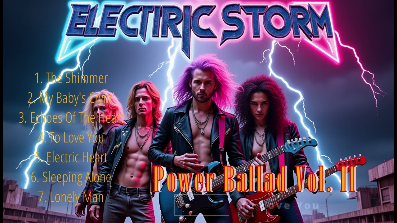 KI Artist: Elecric Storm, Power Ballad Vol. 2, 80' Rock, 90' Rock, Hair Metal