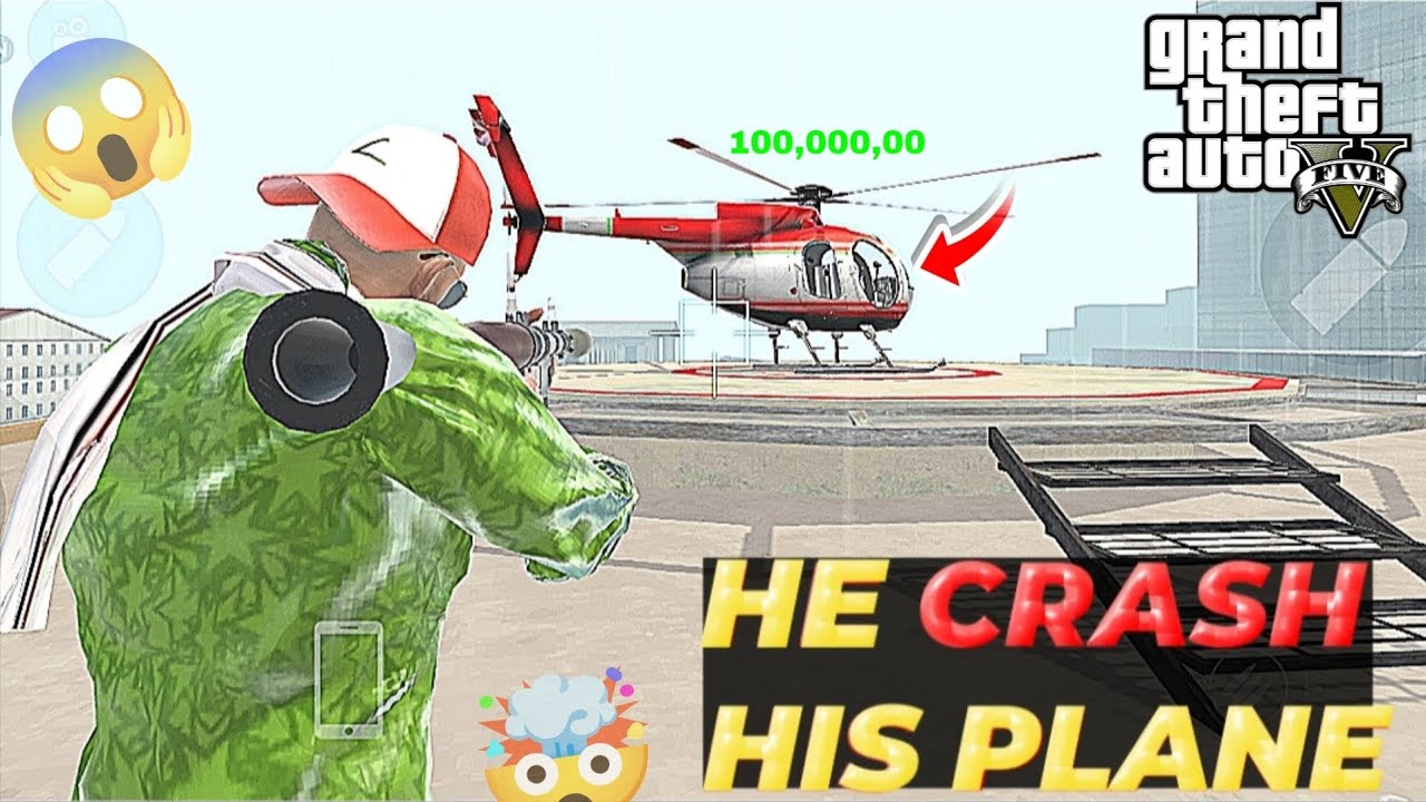 FRANKLIN CRASHES HIS $100,000,000 DOLLARS LUXURY PLANE in GTA 5 | EP:1