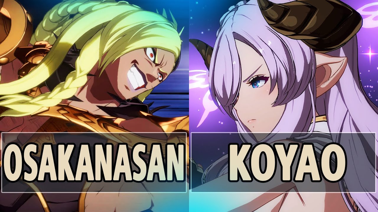 GBVSR: Osakanasan (Beelzebub) Vs Koyao (Narmaya) | High Level Gameplay.