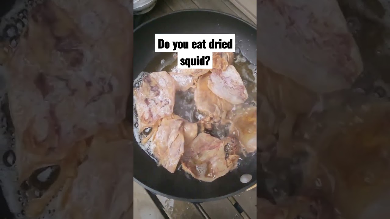 fry dried squid like this