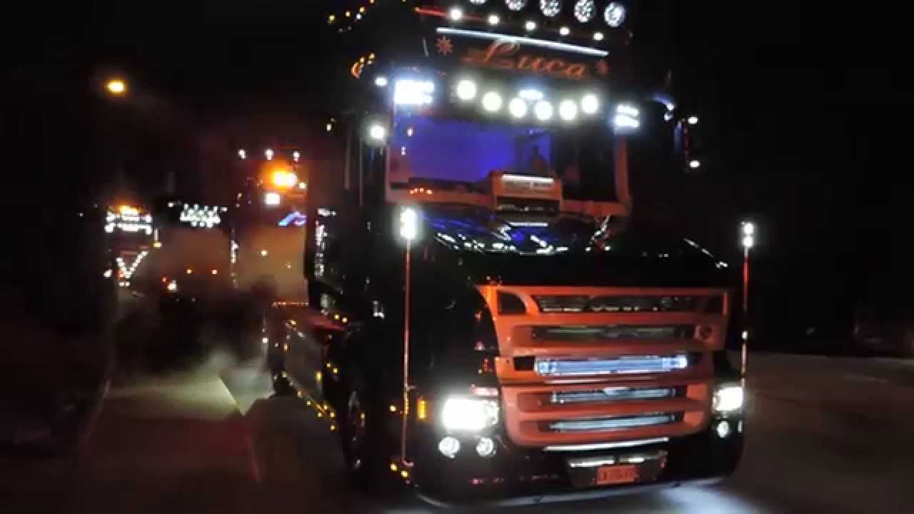Truck sraz Zlín - Březůvky 2014 - night show
