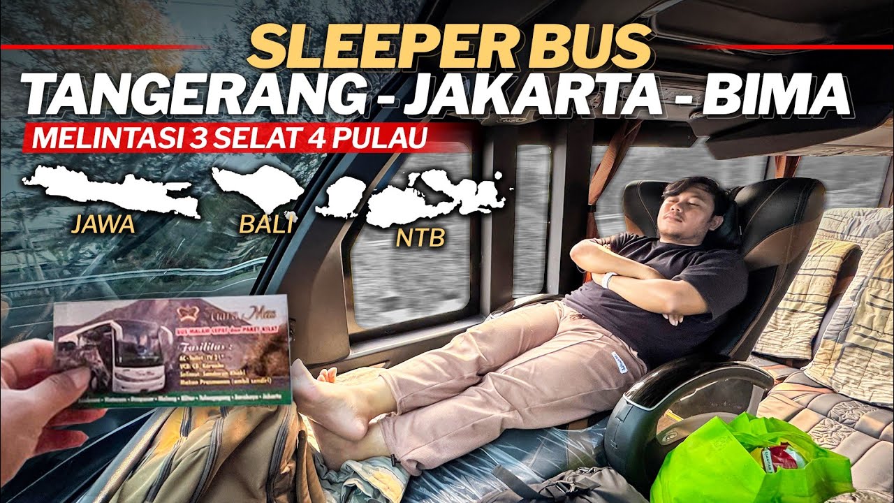 BANYAK CERITA NAIK SLEEPER TERJAUH JAKARTA - BIMA 😍 REBAHAN BERHARI HARI 🤤 [ Tiara Mas ]  [ 1 ]