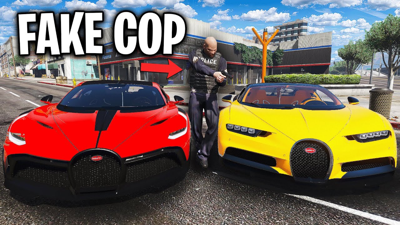 Robbing Dealership as Fake Cop.. GTA 5 RP
